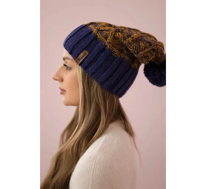 Milano fleecová čepice K203 hořčicová model 18749917 fialová - K-Fashion