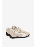 Dětské sportovní boty s přezkou béžové model 21731729 - Boto