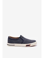 Pánské tenisky Slip On model 22101674 tmavě modré - Lee Cooper