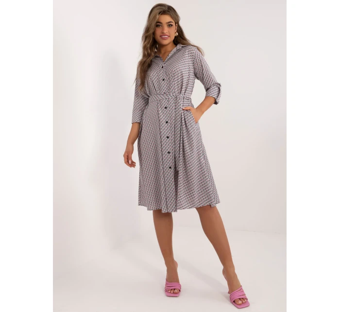 Šaty LK SK 509673.13 sivé