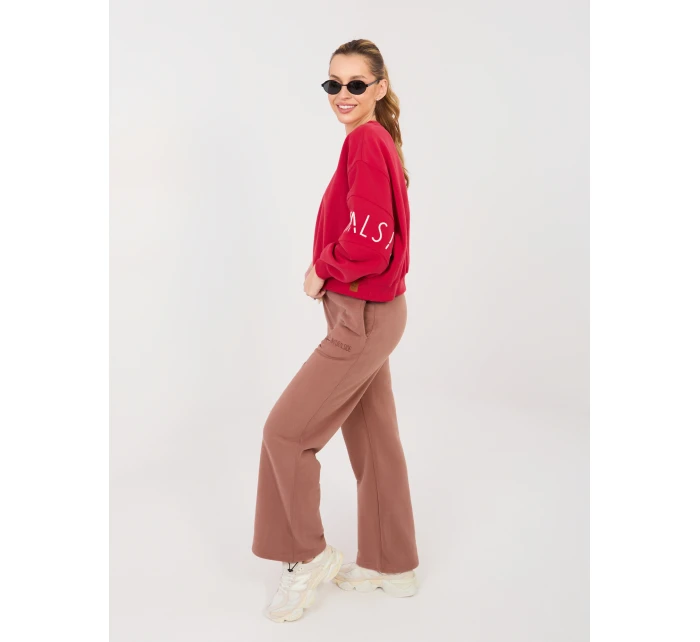 Tepláky NS DR NS26101.12 hnedé