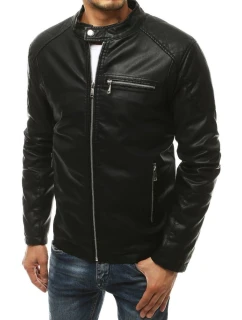 Pánská kožená bunda černá Dstreet model 21962530 - FashionStreet