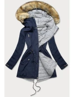 DWUSTRONNA DAMSKA KURTKA ZIMOWA Z KAPTUREM model 21241886 - MHM