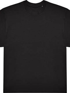 B&C #E220 Oversized tričko z hrubej bavlny 01.012T čierne