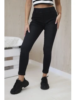 Džínsové nohavice čierne