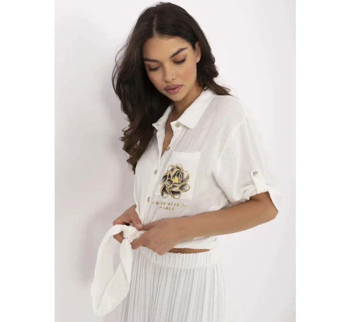 Košeľa DHJ KS 8595 1.66 ecru