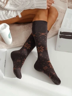 DÁMSKE FROTÉ PONOŽKY S HVIEZDIČKAMI