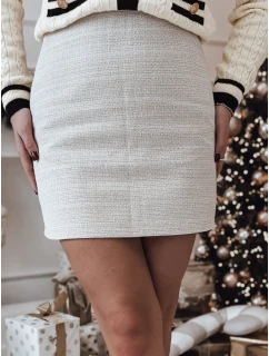 FashionStreet CY0470 béžová dámska mini sukňa OVADA