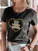 dámské tričko s medvídkem černé Dstreet model 21984282 - FashionStreet dámské tričko s medvídkem černé Dstreet model 21984282 - FashionStreet