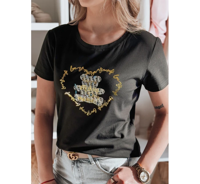 dámské tričko s medvídkem černé Dstreet model 21984282 - FashionStreet dámské tričko s medvídkem černé Dstreet model 21984282 - FashionStreet