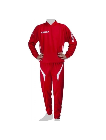 Legea Siria M Tepláky T26-6408 červená/biela Legea Siria M Tepláky T26-6408 červená/biela