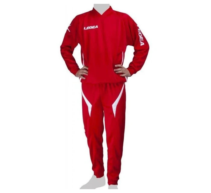 Legea Siria M Tepláky T26-6408 červená/biela Legea Siria M Tepláky T26-6408 červená/biela