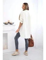 Bavlněná mušelínová košile světle béžová Bavlněná mušelínová košile světle béžová