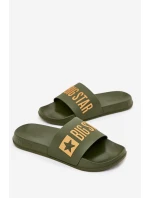 Klapki Męskie Big Star SS174360 Zielone