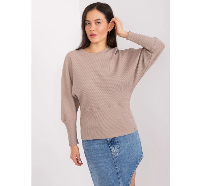 Bluzka RV BZ model 19034261 ciemny bezowy - FPrice