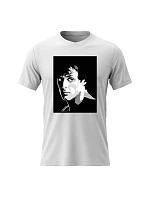 Pánske bavlnené tričko s potlačou - ROCKY BALBOA - biele