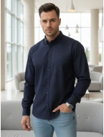 Koszula męska slim fit  granatowa model 22004889 - FashionStreet