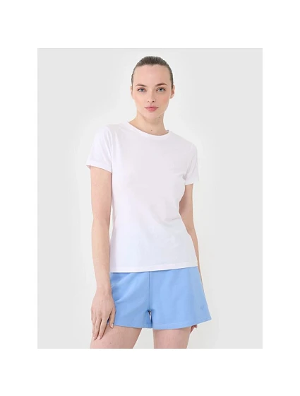 Dámske hladké tričko slim 4F 4FWMM00TTSHF2673-10S Dámske hladké tričko slim 4F 4FWMM00TTSHF2673-10S
