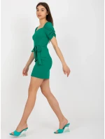 LK SK 508684 šaty.21X tmavo zelená