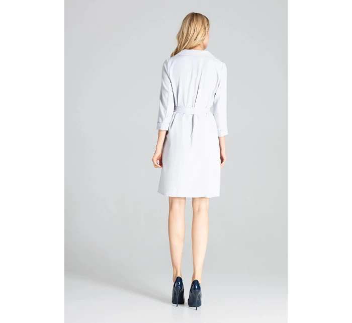 Dámske šaty M680 šedé - Figl