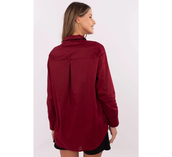 Košeľa s dlhým rukávom model 204399 Taliansko Moda