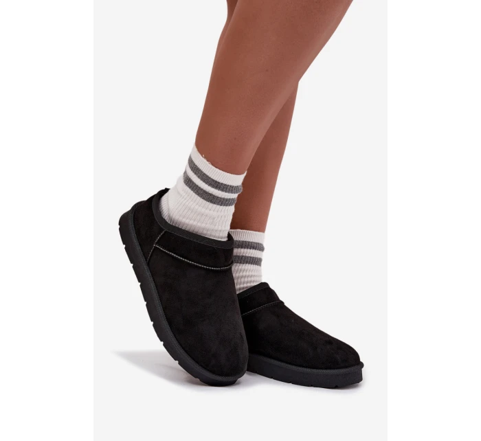 Dámské sněhule s teplým kožíškem černé Serenne Dámské sněhule s teplým kožíškem černé Serenne