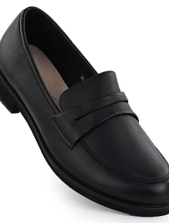 Dámské černé kožené mokasíny Sergio model 22375245 - LEONE