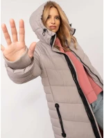 Kabát D51160XB44540A1 tmavo lila Kabát D51160XB44540A1 tmavo lila