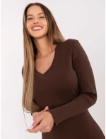 RV SK šaty A1050.08 tmavohnedé