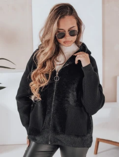 Dámska alpaková bunda KATHERINE black FashionStreet NY0481z