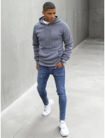 Pánská tmavě šedá mikina model 21966908 - Dstreet