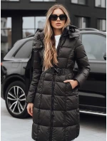 Dámská zimní prošívaná bunda s kapucí černá Dstreet model 21994767 - FashionStreet