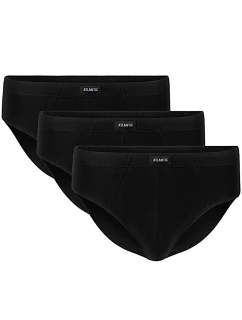 Pánske nohavičky 3 pack 006 black - Atlantic
