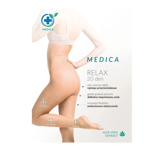 Dámské punčocháče Relax model 18796756 20 den plus - Gabriella Dámské punčocháče Relax model 18796756 20 den plus - Gabriella