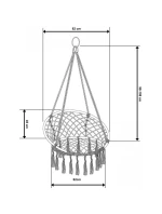 Závesná sedačka HAMMAK HOLIDAY SEAT 80x60cm WHITE NEW STYLE