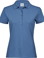 Tee Jays TJ 145 Dámske luxusné polo z hrubého strečového piqué 18.0145 oceánovo modré