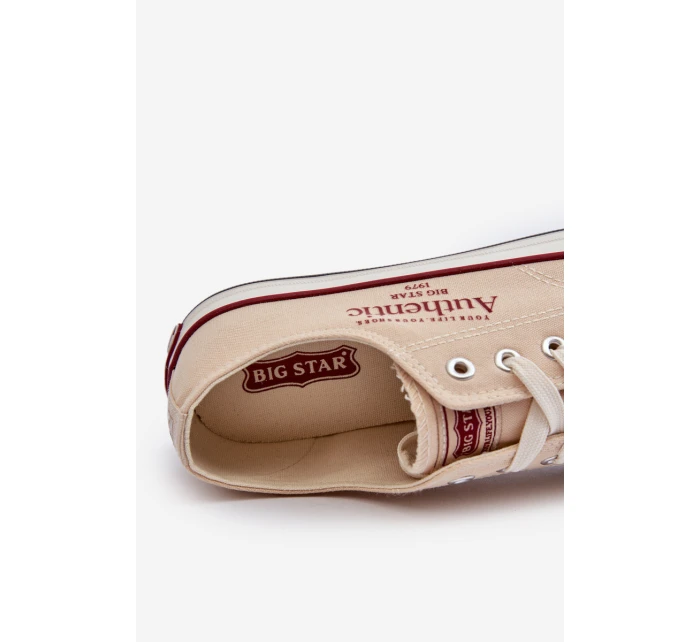 Trampki Męskie Big Star NN174058 Beżowe