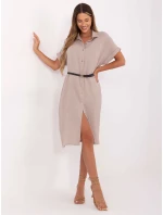 Sukienka MI SK model 21199544 ciemny bezowy - FPrice