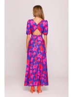 model 21136092 Maxi šaty s otevřenými zády model 2 - Moe model 21136092 Maxi šaty s otevřenými zády model 2 - Moe