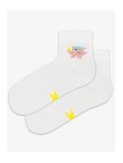 TENKÉ PONOŽKY FARBA 0-2 ROKY DIEVČATÁ BIELA 15/17