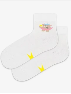 TENKÉ PONOŽKY BARVA 0-2 ROKY DÍVKY BÍLÁ 15/17