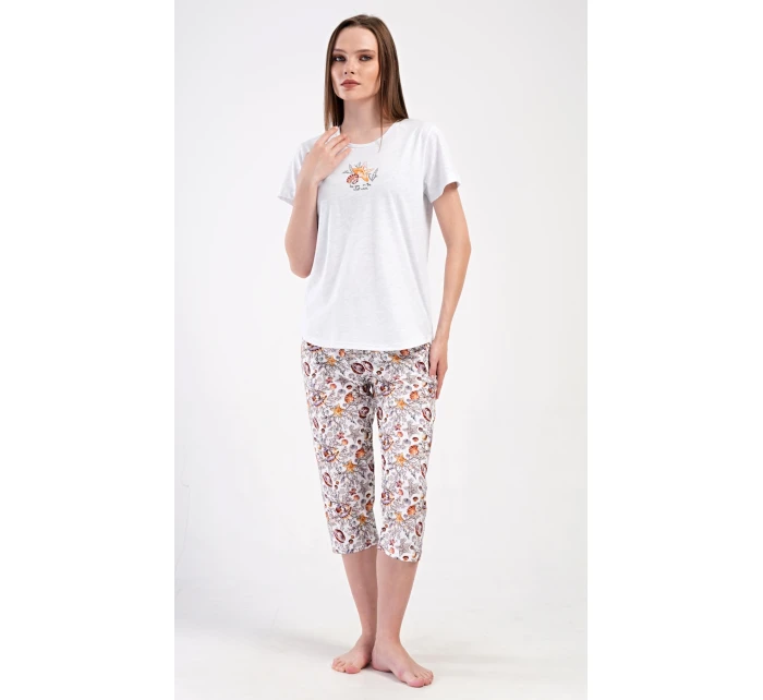 Dámske capri pyžamo Sea