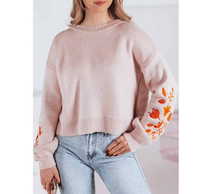 Dámsky sveter LYRA pink FashionStreet MY2215