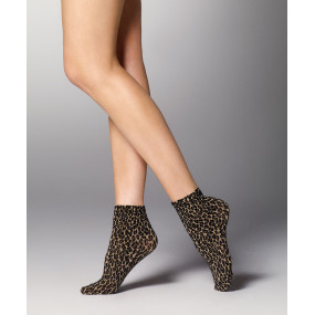 Dámske ponožky Veneziana Leopardo