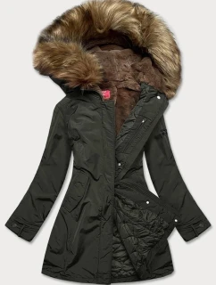 ZIMOWA KURTKA DAMSKA KHAKI model 21243390 - LHD