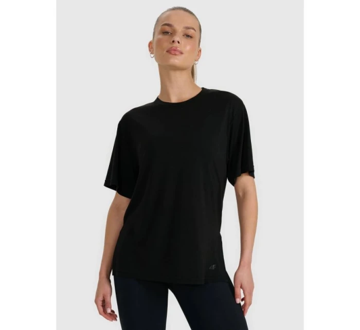 Dámske modalové tričko oversize 4F 4FRAW25TTSHF3408-20S