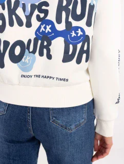 Mikina D10600T02695A biela