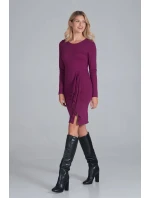 Dámske šaty M839 Fuchsia - Figl