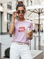 Dámske tričko s potlačou na Deň matiek svetlo fialové FashionStreet NX5038RY
