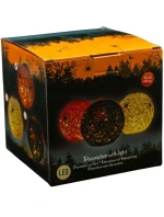 DEKORATÍVNA GUĽOVÁ LED PAVÚK LAMPA 15CM HALLOWEEN BIELA DEKORATÍVNA GUĽOVÁ LED PAVÚK LAMPA 15CM HALLOWEEN BIELA